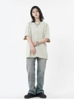 Oversized Plain T-Shirt 23 Oversized Plain T-Shirt -Modern Wear Shop O1CN01elgye41QJR7w9araQ 3159571955
