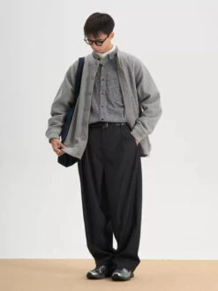 Waffle Textured Button Up Bomber Jacket -Modern Wear Shop O1CN01fa3CX72IBdjct4sSW 2741639248 jpg q50 jpg