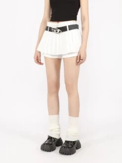 Pleated Flare Mini Layered Skort Skirt -Modern Wear Shop O1CN01gL9qEC29aWdgLMGsr 1966888084