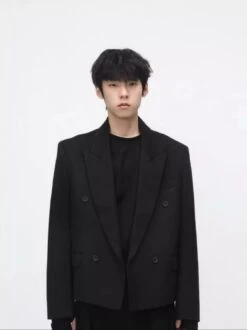 Boxy Low-Lapel Double-Breasted Relaxed Suit Set 13 Boxy Low-Lapel Double-Breasted Relaxed Suit Set -Modern Wear Shop O1CN01h1NuJR1oddR4fqGME 2200593315248