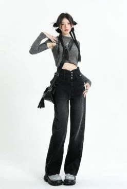 High Waist Wide Leg Jeans -Modern Wear Shop O1CN01hG0HYu1FDybj7NH9j 1108730454