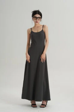 Adjustable Spaghetti Strap Maxi Dress -Modern Wear Shop O1CN01hR25xi1t4RDs4tiVJ 722875848