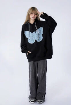 Oversized Butterfly Patchwork Hoodie -Modern Wear Shop O1CN01j6ldb42IWFRLMH3ph 2532939293