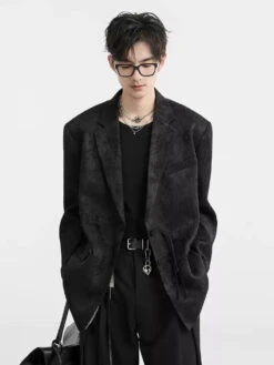 Textured Floral Pattern Single-Breasted Blazer 14 Textured Floral Pattern Single-Breasted Blazer -Modern Wear Shop O1CN01jDXYV12HIgJiHp0mF 57069128 jpg q50 jpg