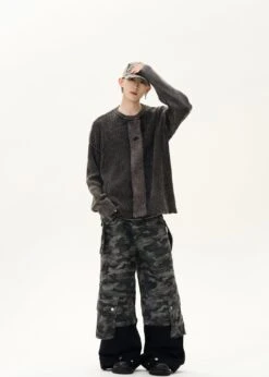 Distressed Hem Oversized Drop Shoulder Knit Sweater -Modern Wear Shop O1CN01jN7pR11bMbo504UCi 4252483451