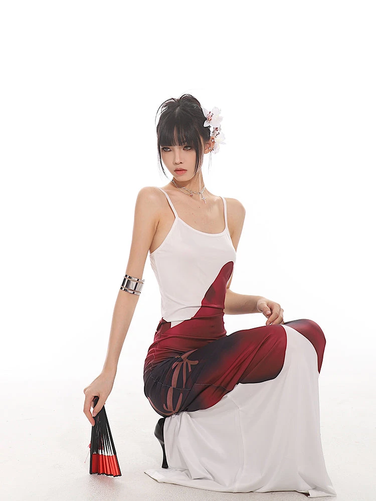 Maxi Floral Sheath Dress With Crisscross Back 19 Maxi Floral Sheath Dress With Crisscross Back - Image 19