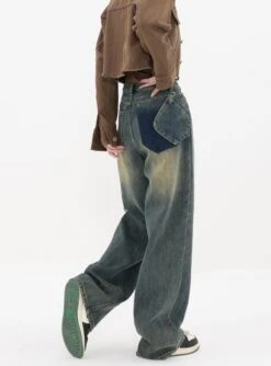 Wide Leg Vintage Jeans -Modern Wear Shop O1CN01kJ4hEr1yhQsTb9Cky 2208193446610