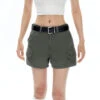Slim Cargo Utility Shorts With Pockets