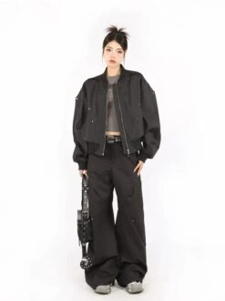 Boxy Oversized Ribbed Bomber Jacket 16 Boxy Oversized Ribbed Bomber Jacket -Modern Wear Shop O1CN01mBk46j29aWf5Uhbfm 1966888084