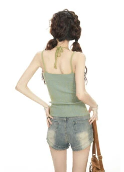 Stripe Mock Two-Piece Halter Strap Knit Top 16 Stripe Mock Two-Piece Halter Strap Knit Top -Modern Wear Shop O1CN01mu3AlD1uRchwoRaUl 2215267036034