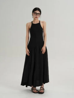 Textured Bodice Halterneck Maxi Dress -Modern Wear Shop O1CN01mvaJM51t4REHHh6Zc 722875848 c3457683 fce8 4038 8f8c 94558563213b