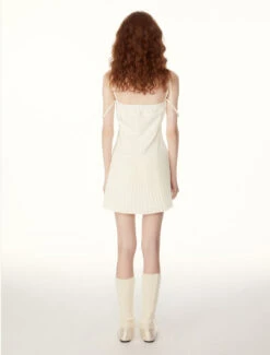 Ruched Pleated Mini Dress With String Straps -Modern Wear Shop O1CN01mxujC01S7Boc3iA0O 2215093962199