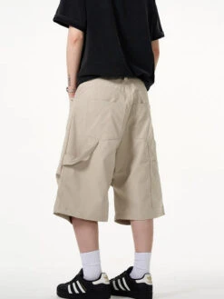 Wide-Leg Utility Knee-Length Capri Shorts -Modern Wear Shop O1CN01nOluno1Qxk72lHbGy 4008732043