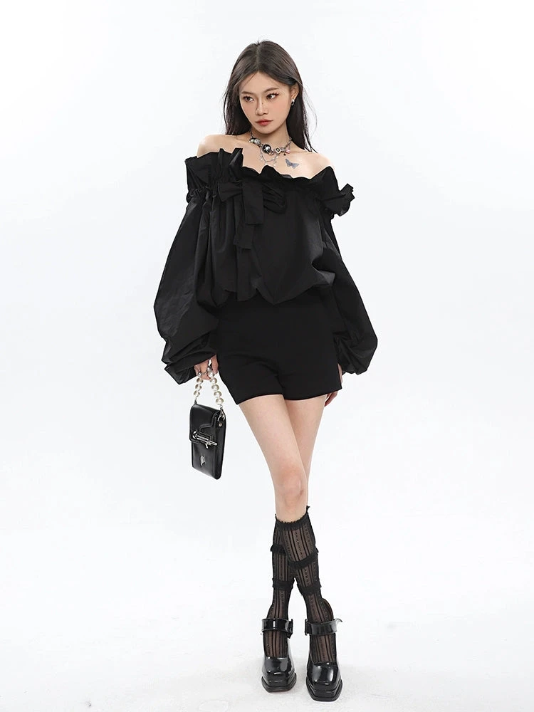 Ruffle Off Shoulder Crop Top 11 Ruffle Off Shoulder Crop Top - Image 11