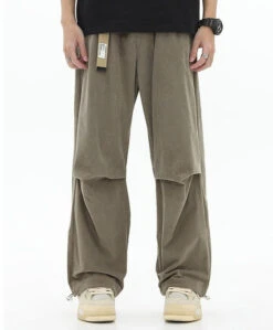 Pleated Corduroy Pants