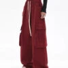 Wide Leg Double Side Pocket Pants