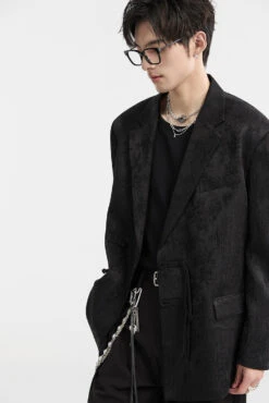 Textured Floral Pattern Single-Breasted Blazer 16 Textured Floral Pattern Single-Breasted Blazer -Modern Wear Shop O1CN01plDVrY2HIgJhJ2bpj 57069128