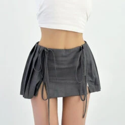 Double Zip Low-Waist Pleated Mini Skirt -Modern Wear Shop O1CN01pt3Ey01QLj6yXnkIN 742011960