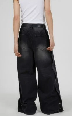 Vintage Washed Knee Ripped Wide-Leg Denim Jeans 17 Vintage Washed Knee Ripped Wide-Leg Denim Jeans -Modern Wear Shop O1CN01qSdZsj1MgYf3Z7AzG 3037071464