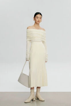 Off-Shoulder Ribbed Knit Long Sleeve Sweater Top 27 Off-Shoulder Ribbed Knit Long Sleeve Sweater Top -Modern Wear Shop O1CN01qoXEXW1togzUxUYcc 2206447005949