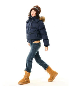 Puffer Bomber Jacket With Detachable Faux Fur Hood -Modern Wear Shop O1CN01qobZkL1HvbnClmLgp 2971280820