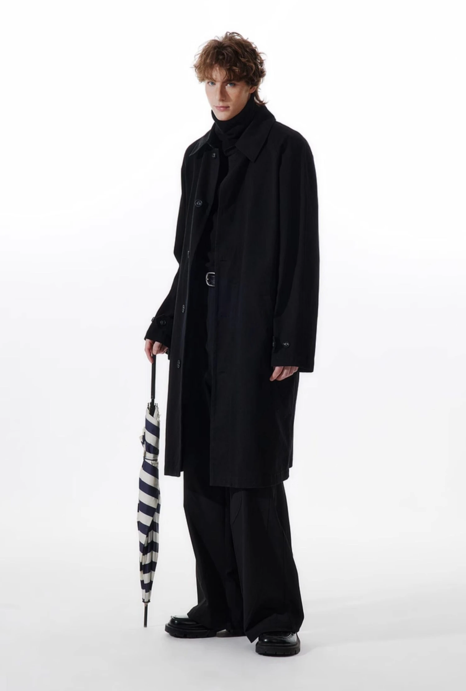 Slim Trench Single Breasted Coat With Pockets 7 Slim Trench Single Breasted Coat With Pockets - Image 7