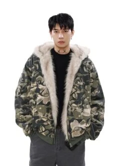 Faux Fur Line Camo Hooded Bomber Jacket 11 Faux Fur Line Camo Hooded Bomber Jacket -Modern Wear Shop O1CN01s9UGb61VQpmHQhXT4 2434502648