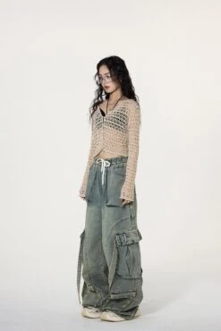 Crochet Crop Top With Flare Sleeves 34 Crochet Crop Top With Flare Sleeves -Modern Wear Shop O1CN01sLQodZ1nKZOWMDYOq 2216448195071