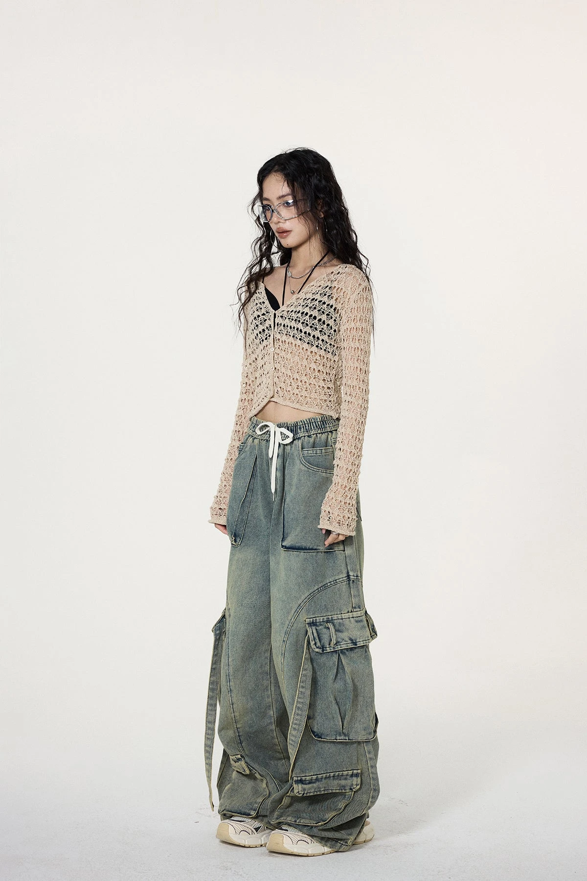 Crochet Crop Top With Flare Sleeves 17 Crochet Crop Top With Flare Sleeves - Image 17