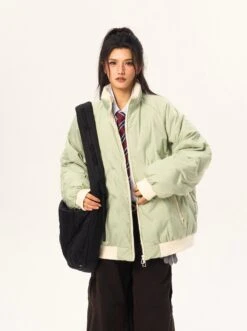 Contrast Trim Oversized Quilted Puffer Bomber Jacket -Modern Wear Shop O1CN01sNlTt31kpJBkksMwM 2211915704732