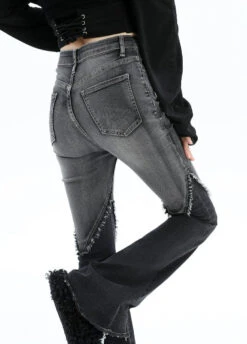 Distressed Patchwork Wide Leg Jeans -Modern Wear Shop O1CN01scN8Yn2JvGfroa8KL 3482819483