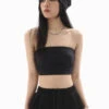 Solid Color Crop Tube Top