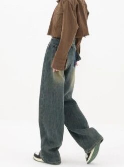 Wide Leg Vintage Jeans -Modern Wear Shop O1CN01t5IibE1yhQsThIX6t 2208193446610