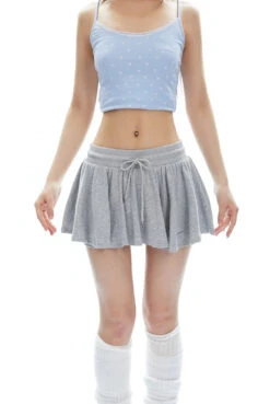 Pleated Jersey Mini Skirt With Drawstring Waist 27 Pleated Jersey Mini Skirt With Drawstring Waist -Modern Wear Shop O1CN01tC5uHl2NBFUcjYITJ 2200576249924