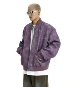 Suede Fade-Effect Zip-Up Bomber Jacket -Modern Wear Shop O1CN01u5EboE1bfqLhFDj0d 4115473493