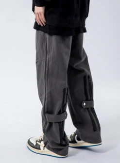 Back Strap And Side Zip Straight Fit Pants -Modern Wear Shop O1CN01uwPfGY1UzoBlJ3mlv 2960662589
