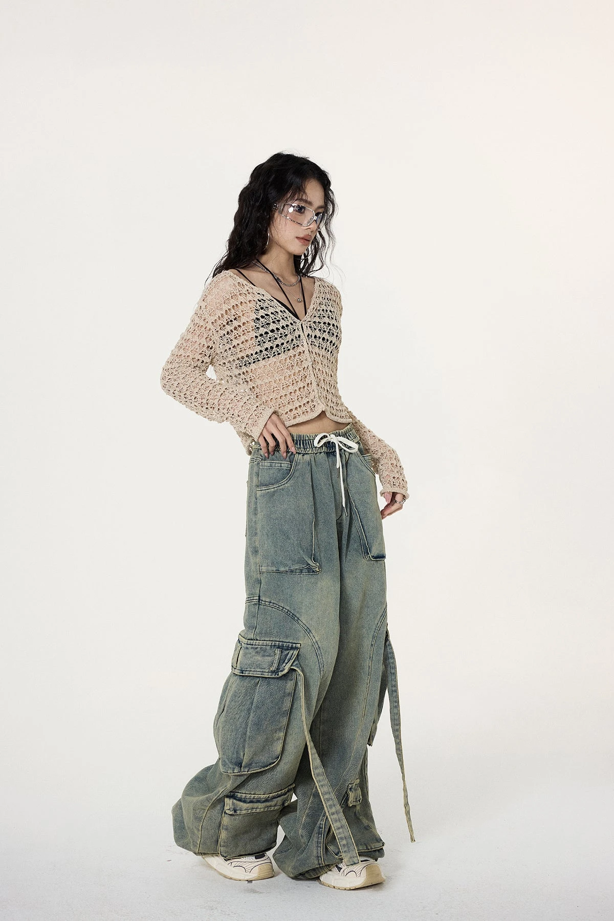 Crochet Crop Top With Flare Sleeves 16 Crochet Crop Top With Flare Sleeves - Image 16