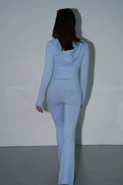 Skinny Ribbed Knit Cropped Hoodie And Lightweight Leggings Co-ord Set -Modern Wear Shop O1CN01vepby01LPK8wXbU8V 266391291