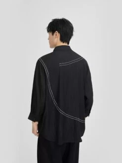 Oversized Contrast-Detail Button Shirt With Cropped Sleeves 9 Oversized Contrast-Detail Button Shirt With Cropped Sleeves -Modern Wear Shop O1CN01wV9iOS1JBvK6rr7uu 2950750991 jpg q50 jpg