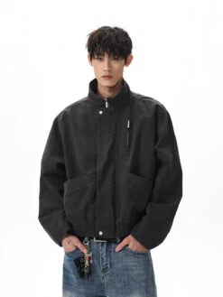 Boxy Zip-Up Stand Collar Worker Bomber Jacket 16 Boxy Zip-Up Stand Collar Worker Bomber Jacket -Modern Wear Shop O1CN01xDGWLf1RA6tRIuPLK 23952070 jpg q50 jpg