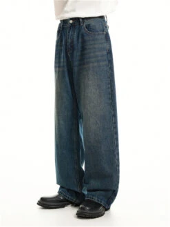 Wide Leg Vintage Faded Jeans 10 Wide Leg Vintage Faded Jeans -Modern Wear Shop O1CN01zMwWu11cvhZfdQgAH 2206708533663