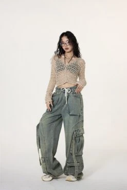 Crochet Crop Top With Flare Sleeves 31 Crochet Crop Top With Flare Sleeves -Modern Wear Shop O1CN01zPS0zs1nKZOidRcKy 2216448195071