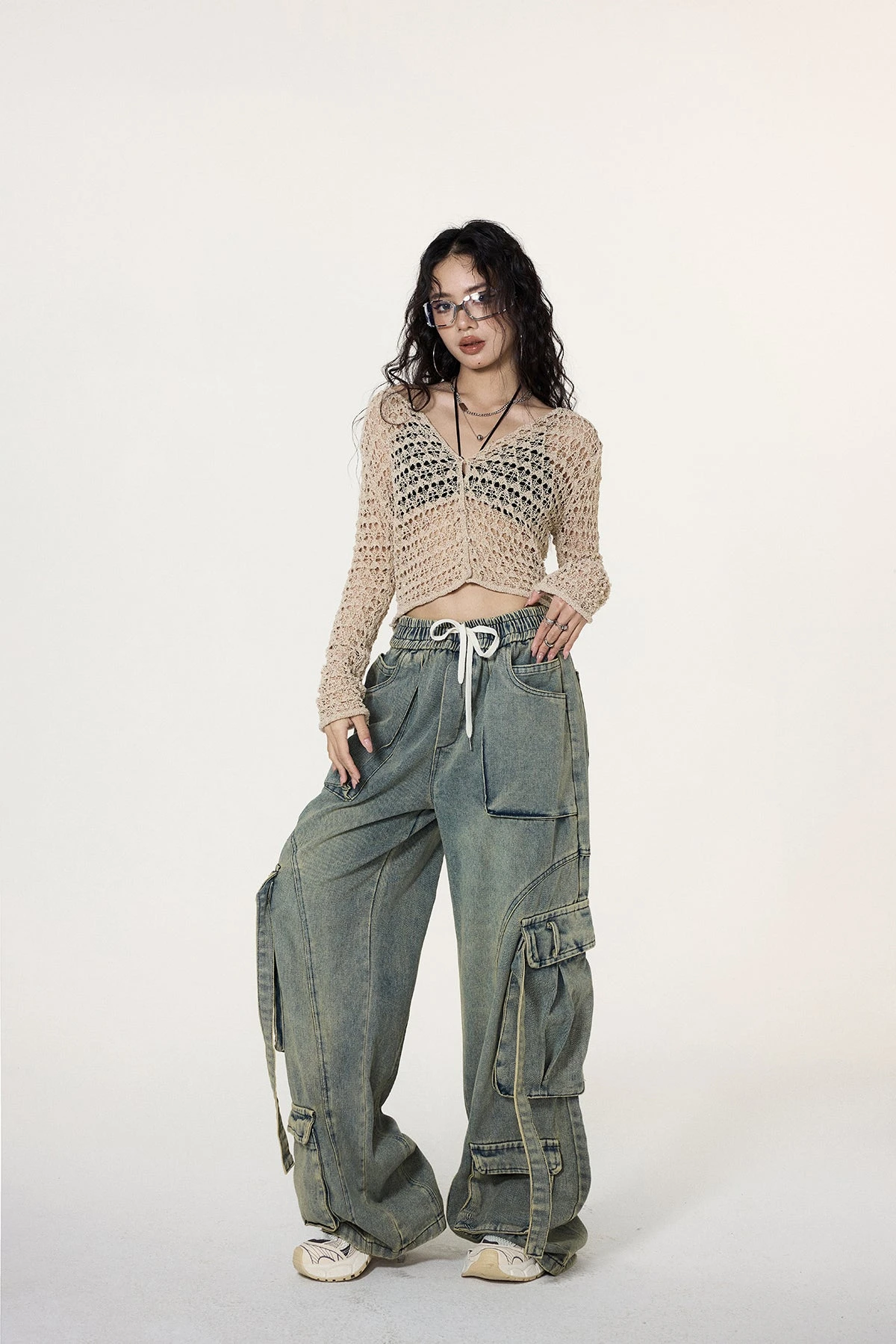 Crochet Crop Top With Flare Sleeves 14 Crochet Crop Top With Flare Sleeves - Image 14