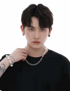 Asymmetric Beaded Chain And Faux Pearl Necklace -Modern Wear Shop O1CN01zdppcc25kp2glW44z 2209450957565