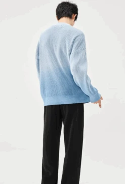 Ribbed Crew Neck Ombre Sweater -Modern Wear Shop Screenshot2024 09 10203743