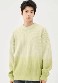 Ribbed Crew Neck Ombre Sweater -Modern Wear Shop Screenshot2024 09 10203754
