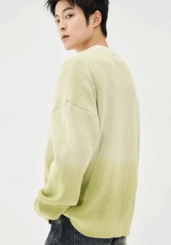 Ribbed Crew Neck Ombre Sweater -Modern Wear Shop Screenshot2024 09 10203830