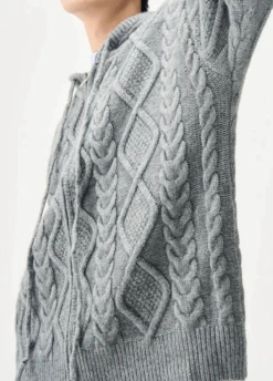 Cable Knit Hooded Zip Jacket With Pockets -Modern Wear Shop Screenshot2024 09 11130952