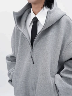Oversized High Collar Zip-Up Hoodie Jacket 24 Oversized High Collar Zip-Up Hoodie Jacket -Modern Wear Shop Screenshot2024 10 25012050