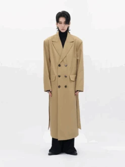 Boxy Double-Breasted Trench Coat With Wide Lapel -Modern Wear Shop Screenshot2024 10 25232918